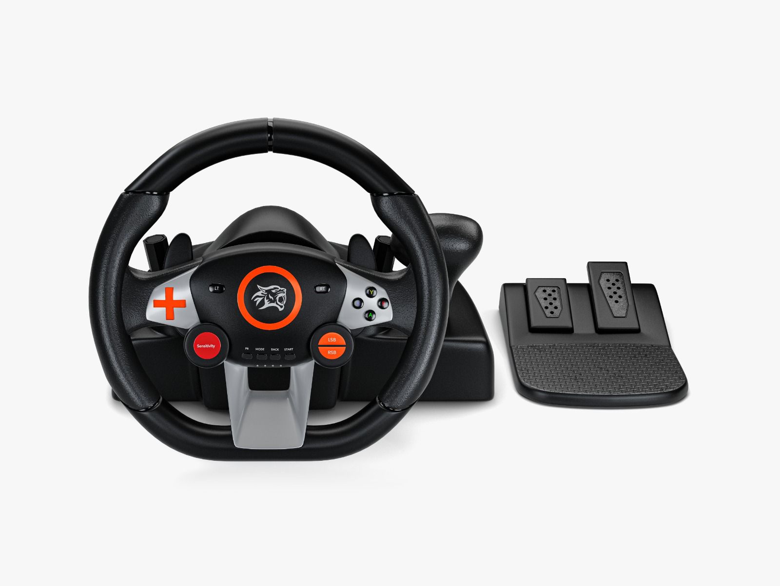 Porodo Gaming 7 in 1 Wheel Steering Controller